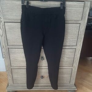 Spanx Black slim pants. Size M.